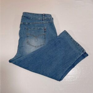 d. jeans Size 20W Blue‎ Jean Capris